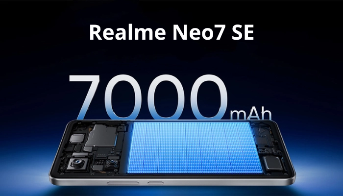 Pin 7000mAh siêu khủng trên Realme Neo7 SE, lý tưởng cho điện thoại màn OLED giá rẻ nhất 2025.